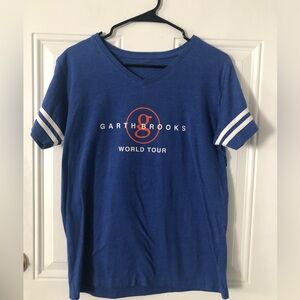 Blue Garth Brooks World Tour women’s size Large T-Shirt